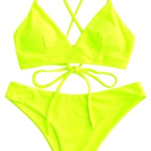 Zaful cross strap bikini